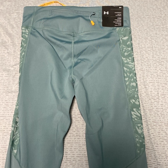 High Rise Ankle leggings Under Armour Women's Green Leggings - Picture 4 of 5